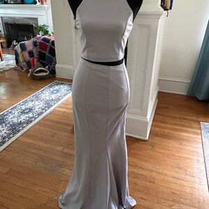 Lavender two piece dress